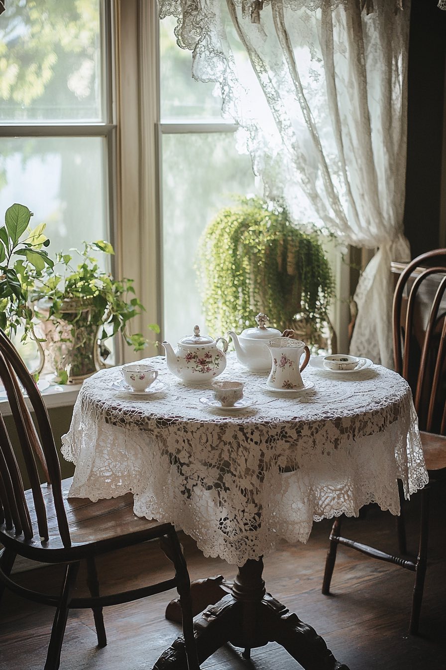Small Round Table for Tea or Games
