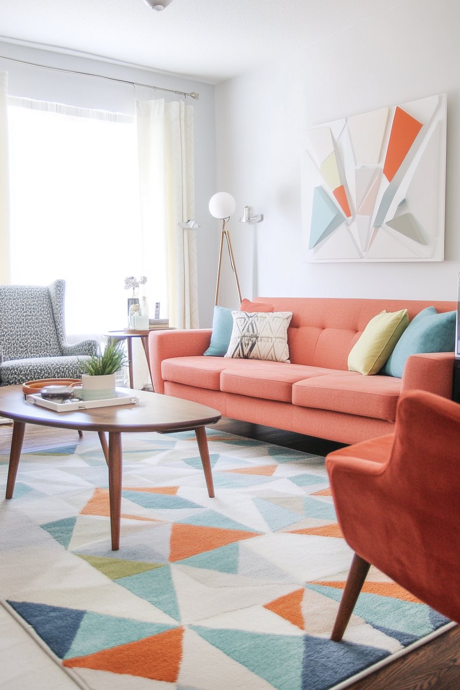 Coral and Aqua