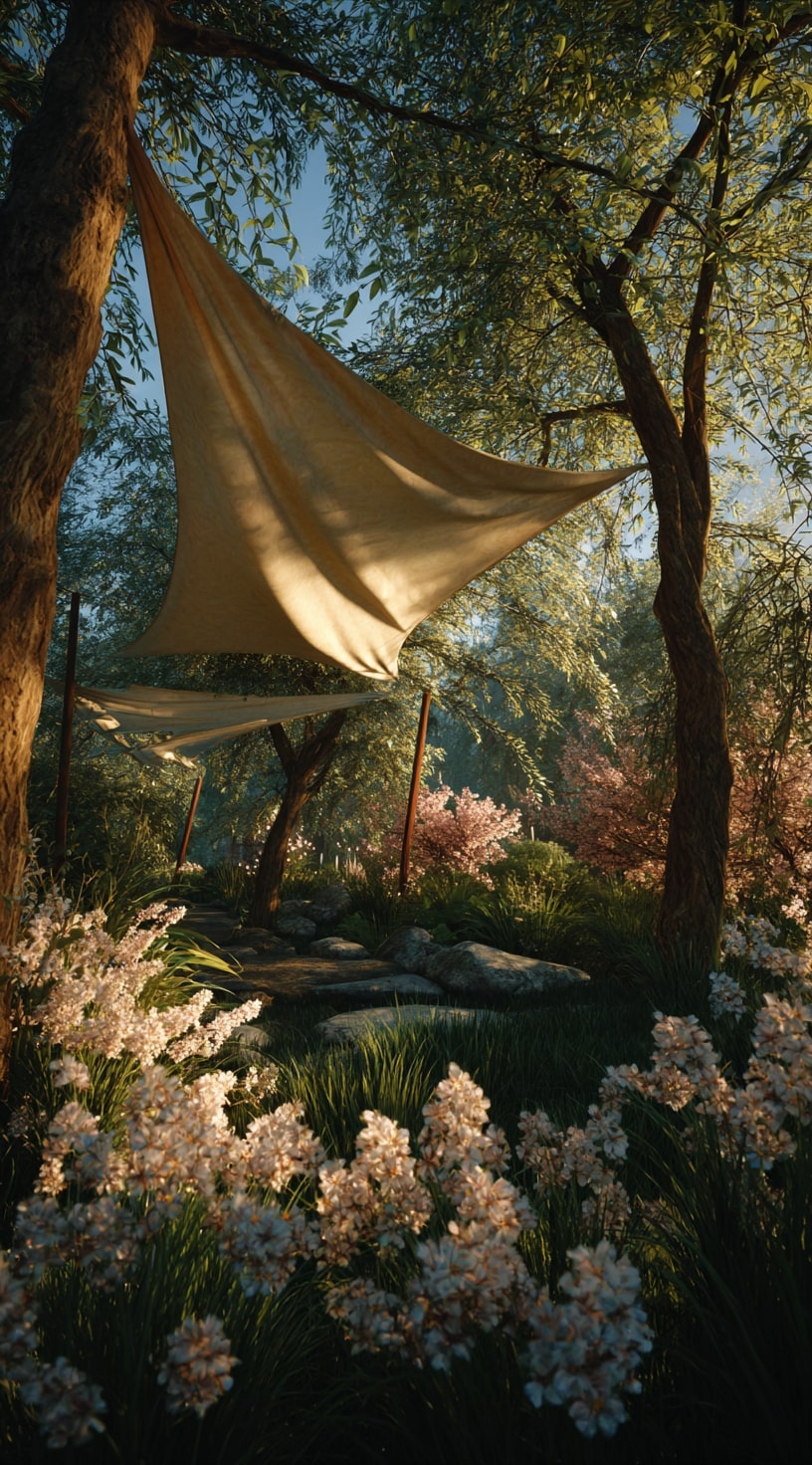 22. DIY Shade Sail