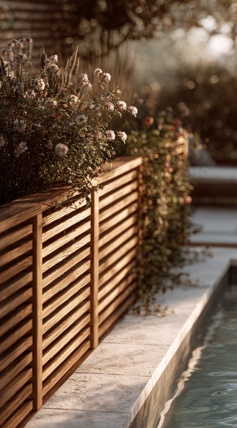 22. Deck with Privacy Screens