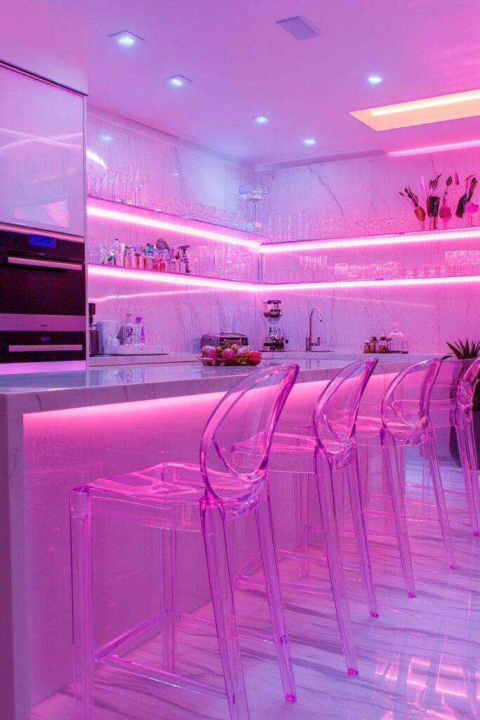 Retro Futuristic Pink
