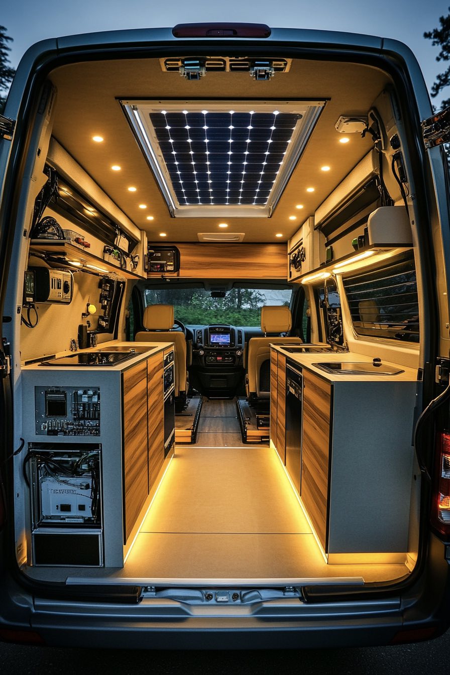 Solar-Powered Tech Van