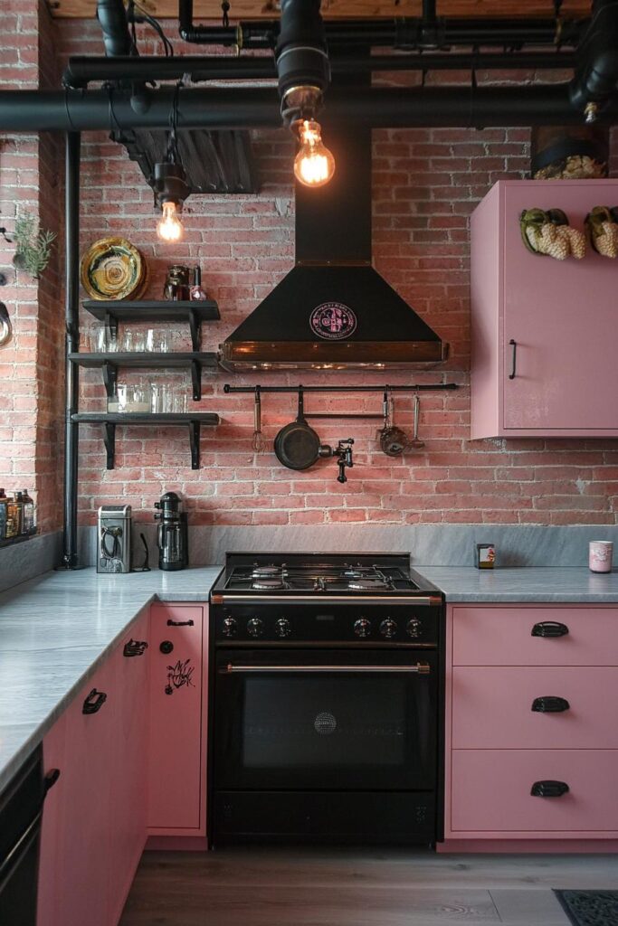 Blush Industrial Retro