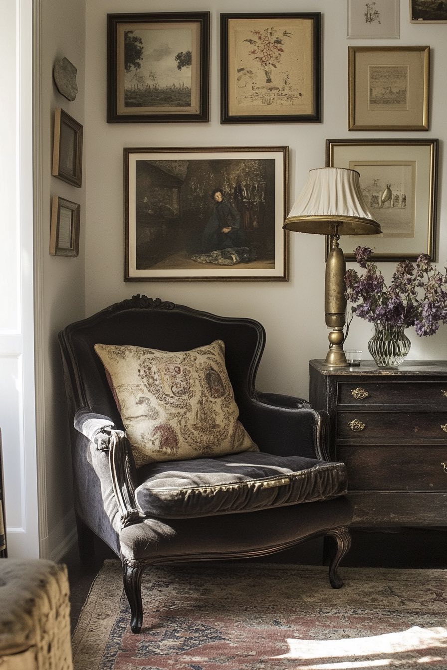 Mix of Antique Finds and Modern Touches