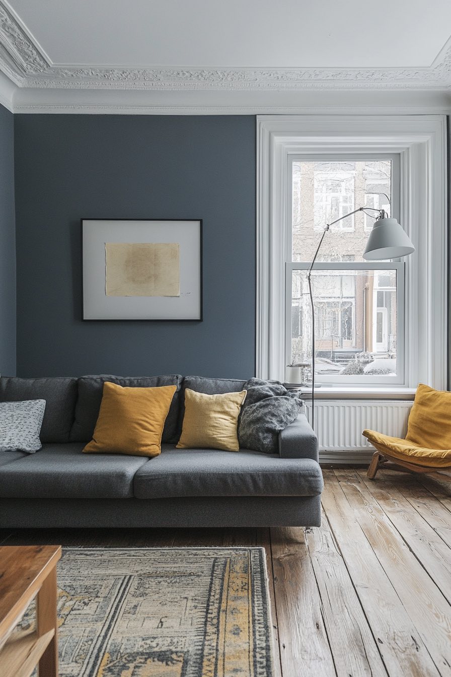 Blue-Gray and Ochre