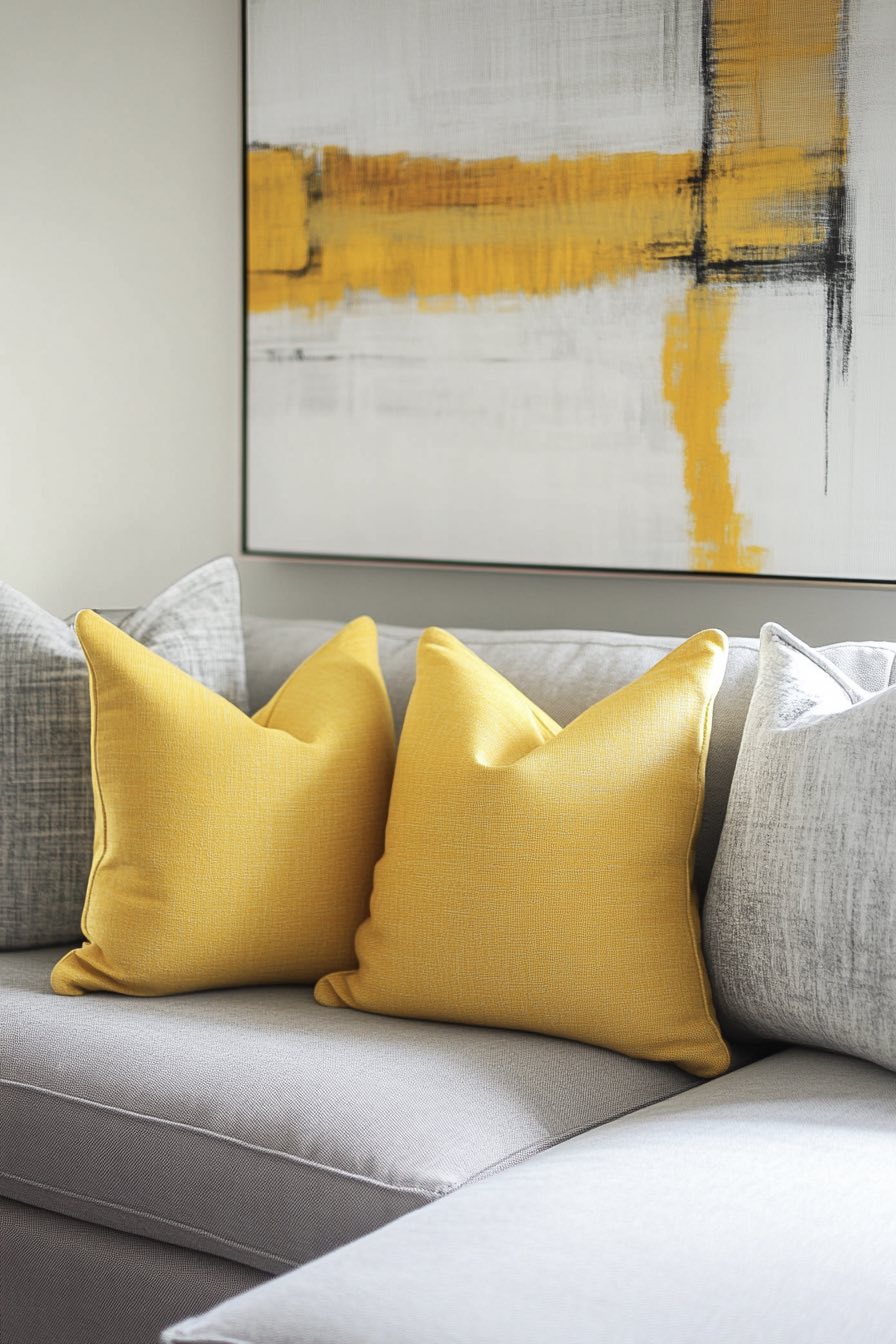 Canary Yellow and Cool Gray