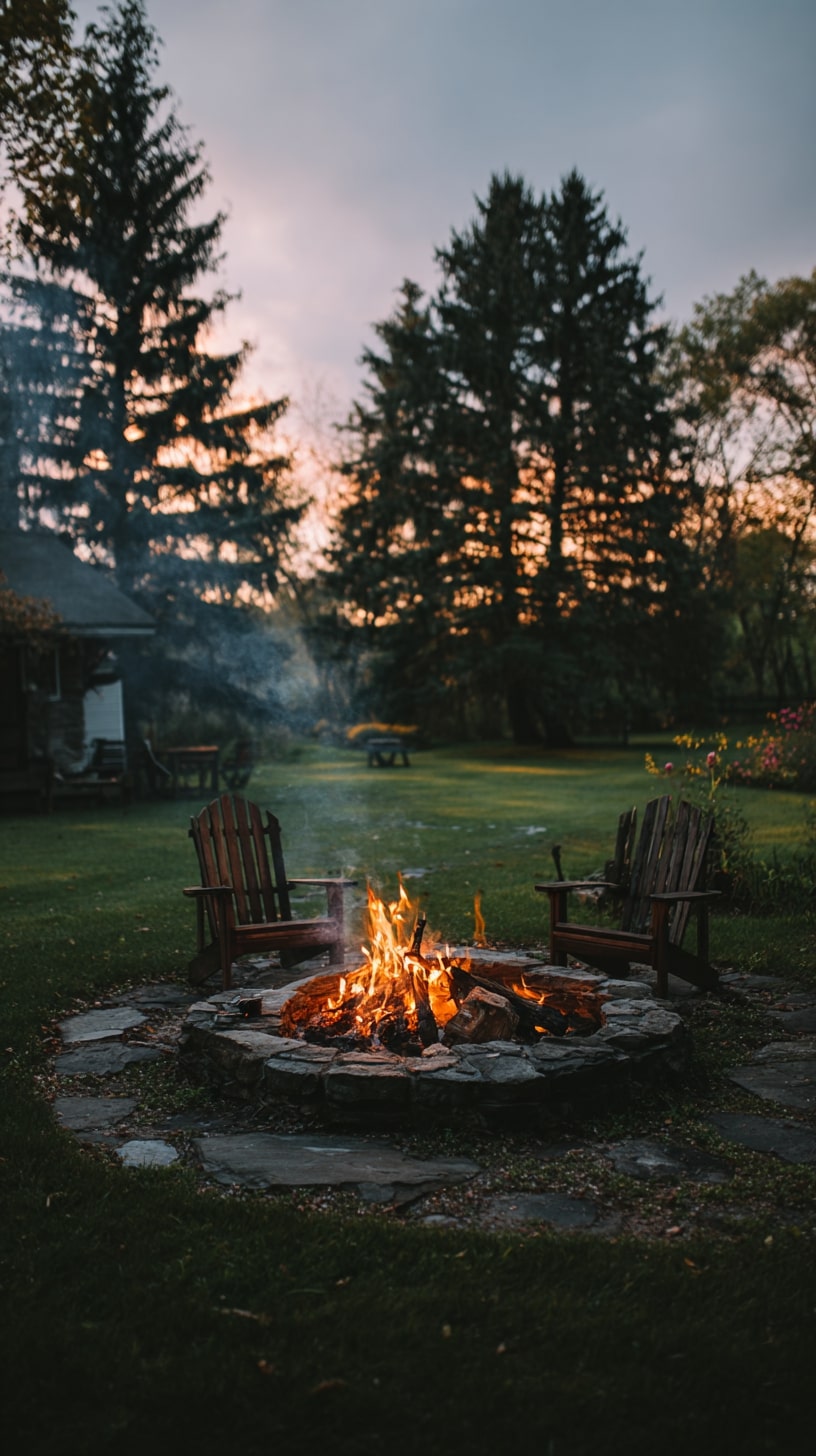 3. Decide on a Permanent or Portable Firepit