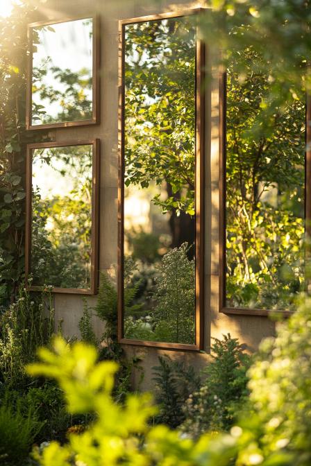 Framed Mirror Wall Panels