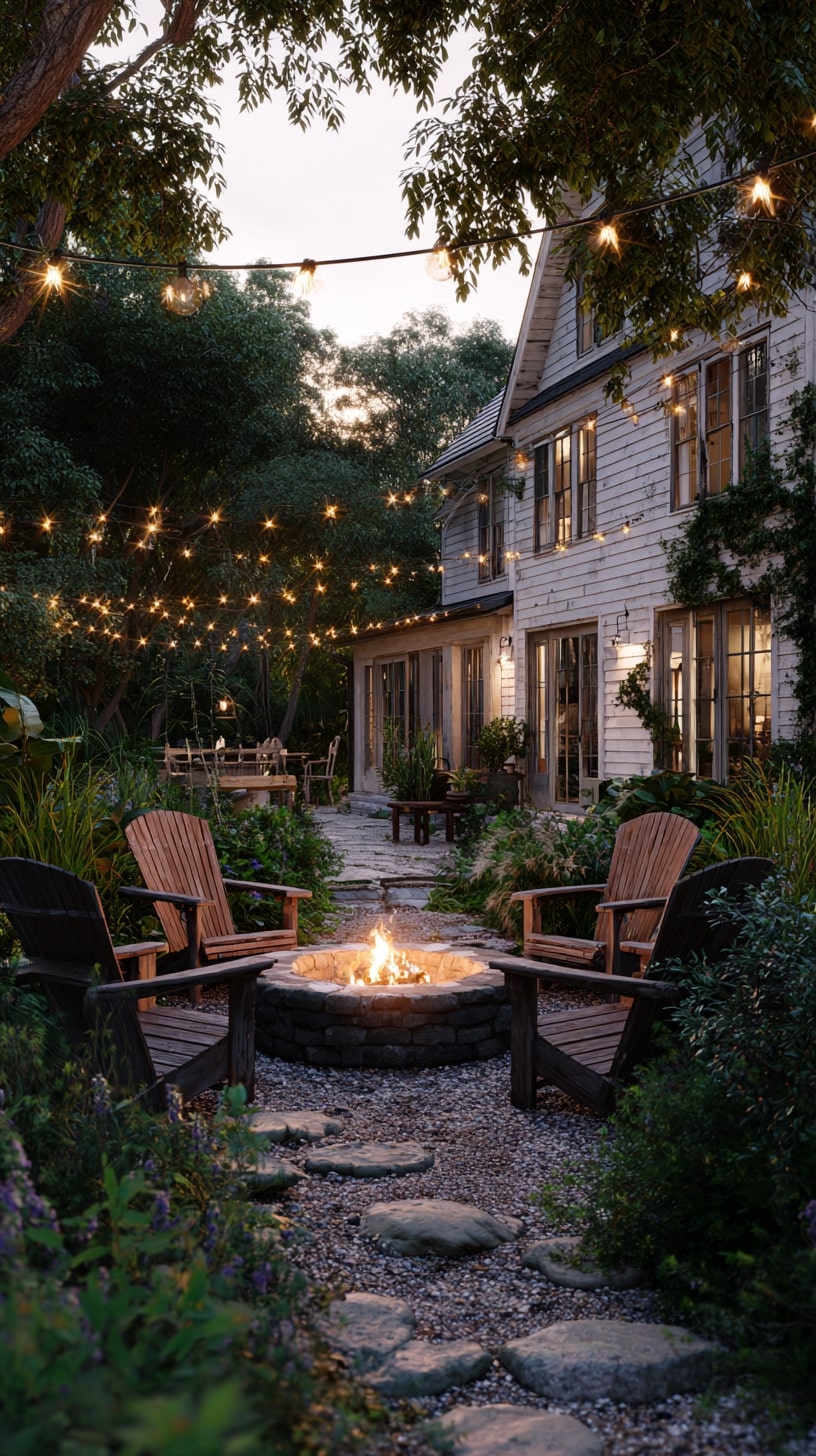 5. Incorporate a Fire Pit for Year-Round Use