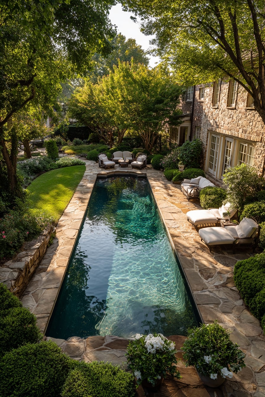 5. Minimalist Pool with Sleek Lines