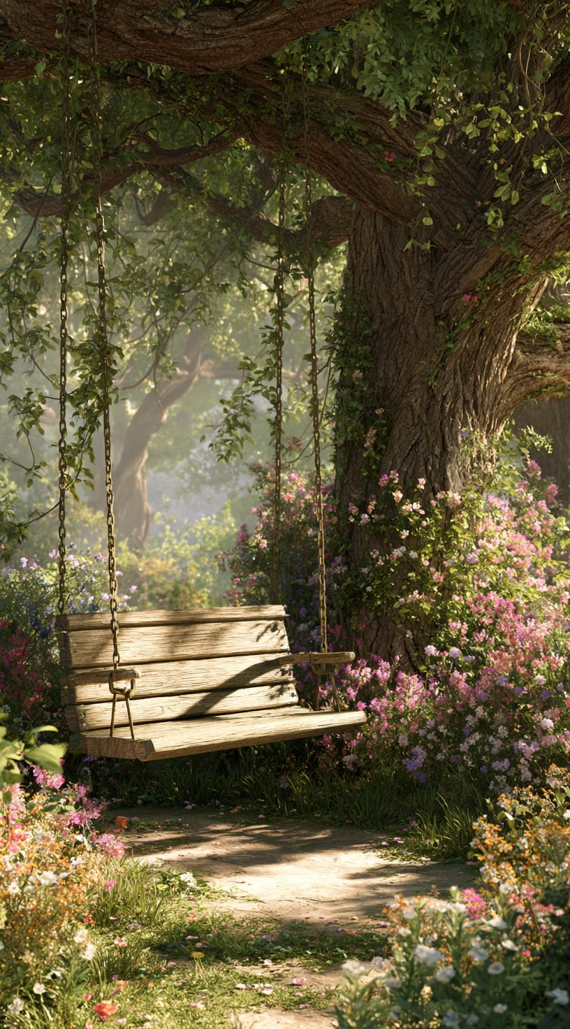 5. Porch Swing on a Stand