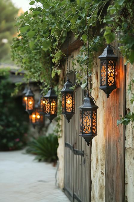 Hanging Lantern Wall