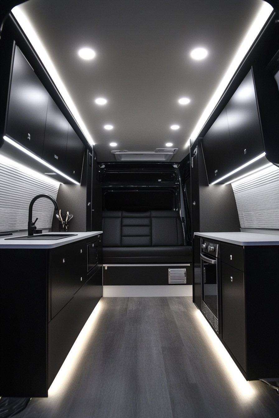 Modern Black and White Build
