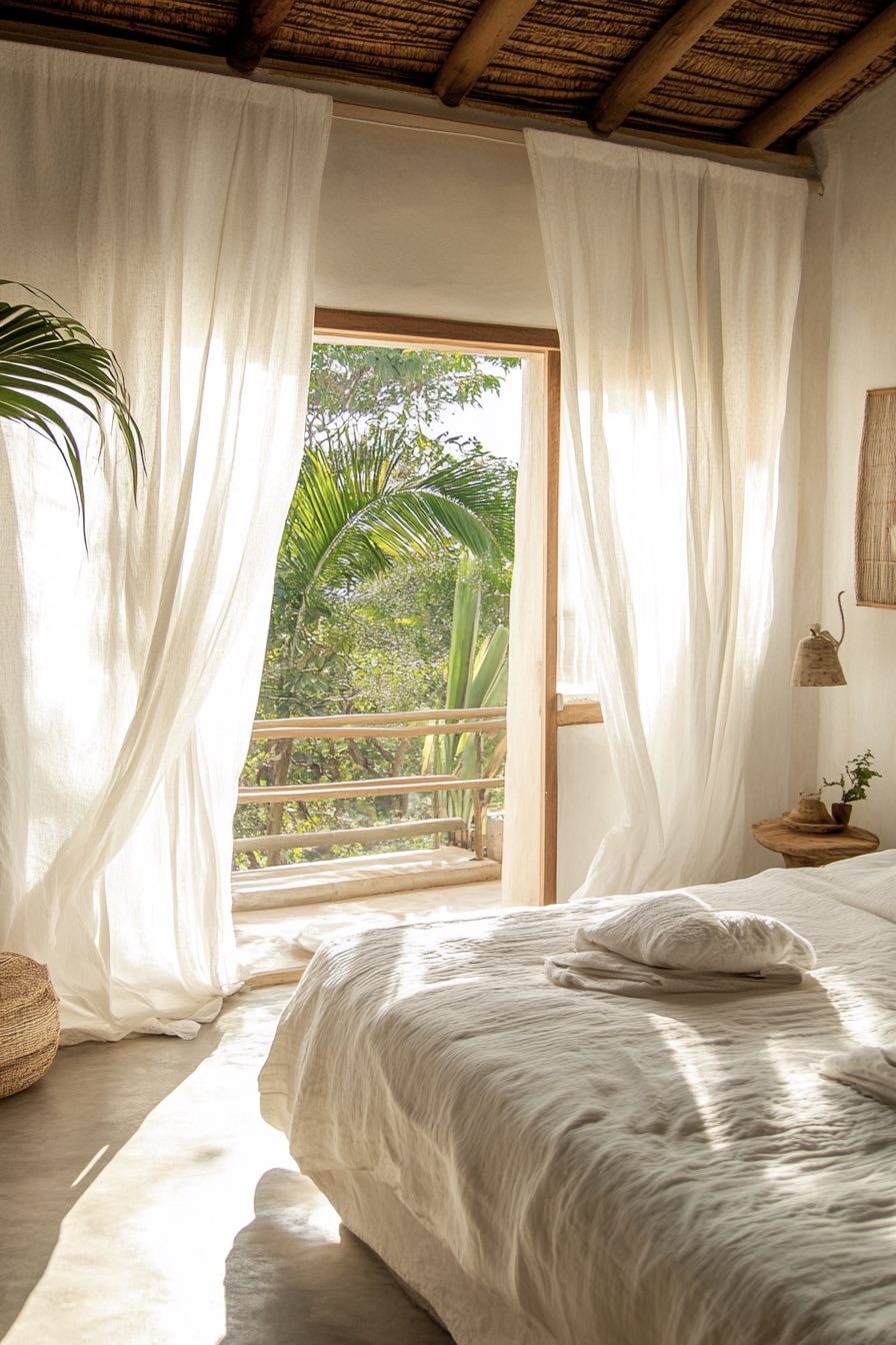 Sheer Curtains with Natural Light