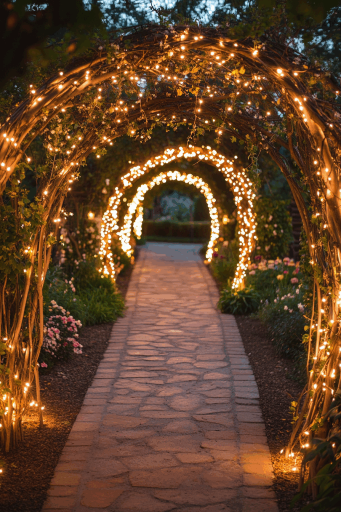 String Light Archway