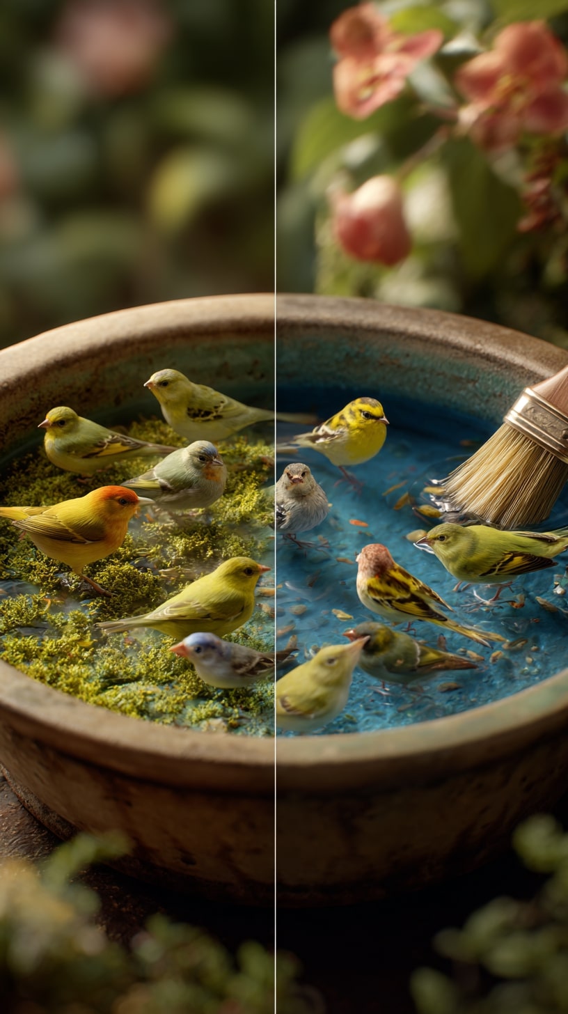6. Keeping Your Bird Bath Clean & Well-Maintained