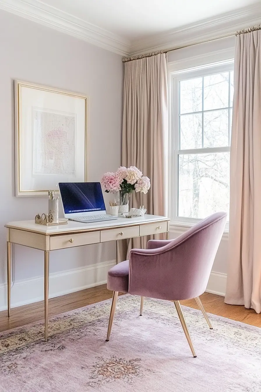 Faded Mauve Feminine Focus