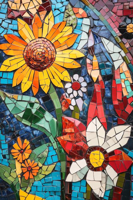Mosaic Tile Mural