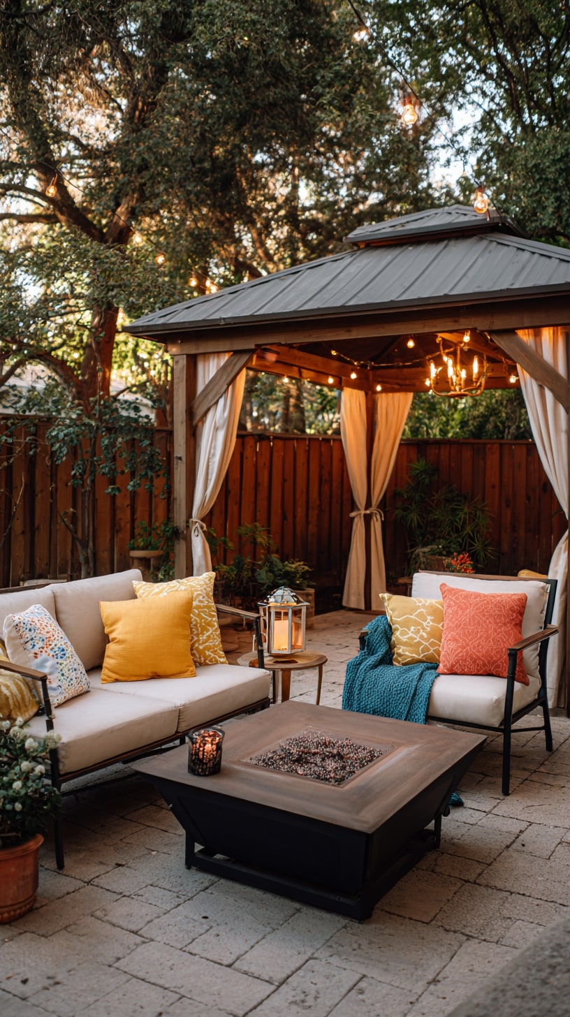 8. Add Comfortable Seating for a Cozy Setup