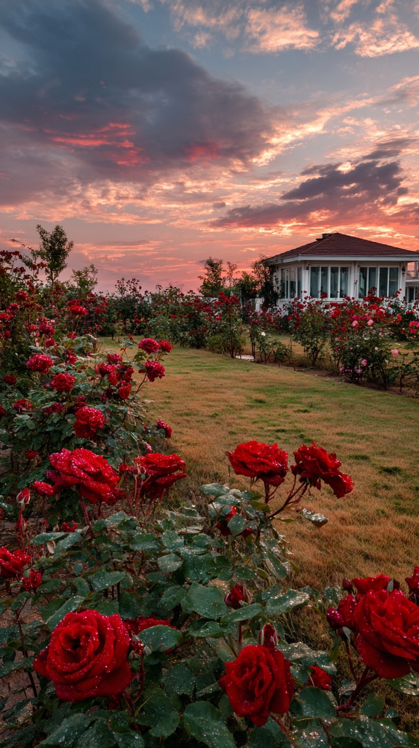 8. Monochrome Rose Garden