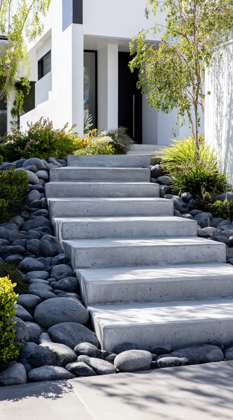 8. Oversized Stone Slabs