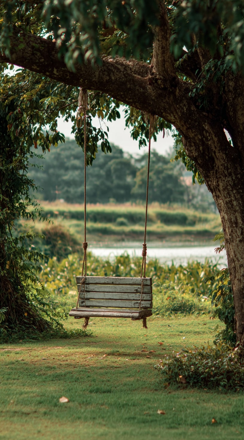 9. Two-Level Swing Set Fort