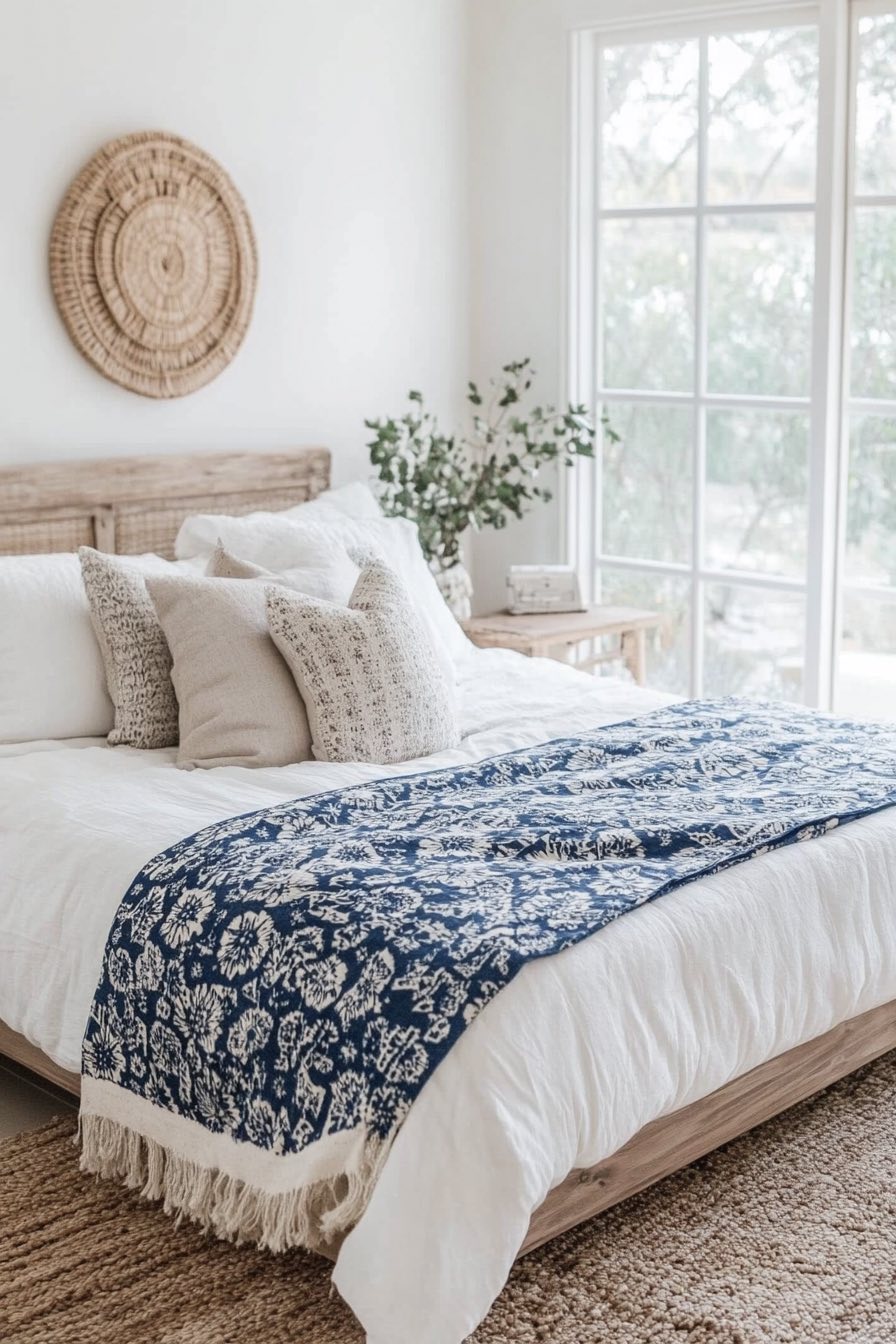 Blue Batik or Block Print Textiles