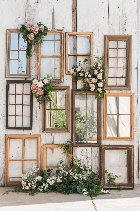 Repurposed Window Frames