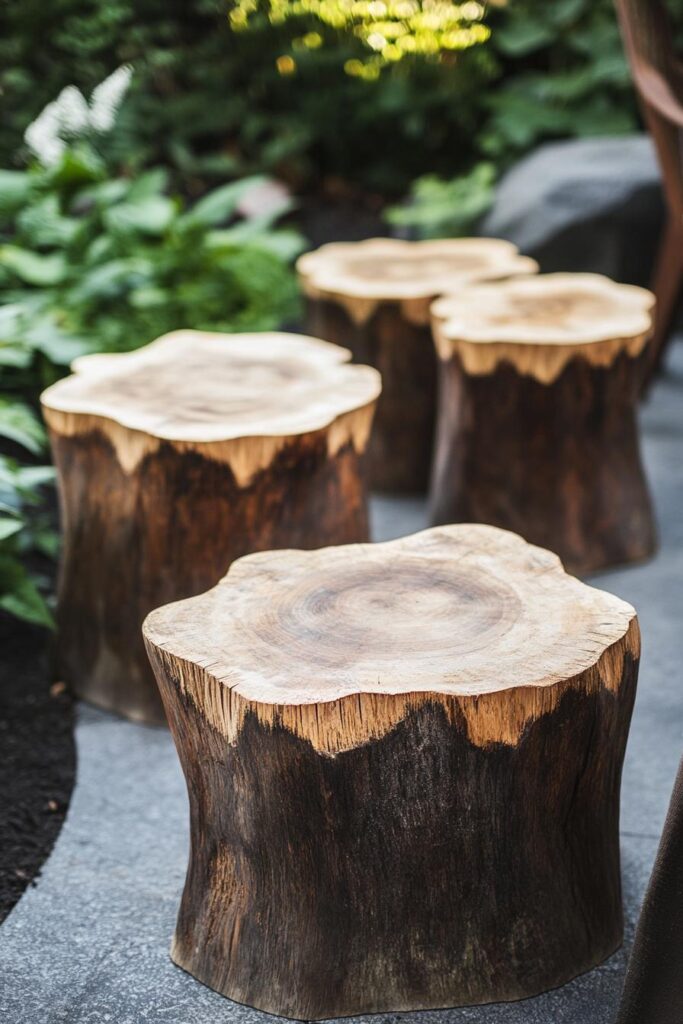 Wooden Stool Seating