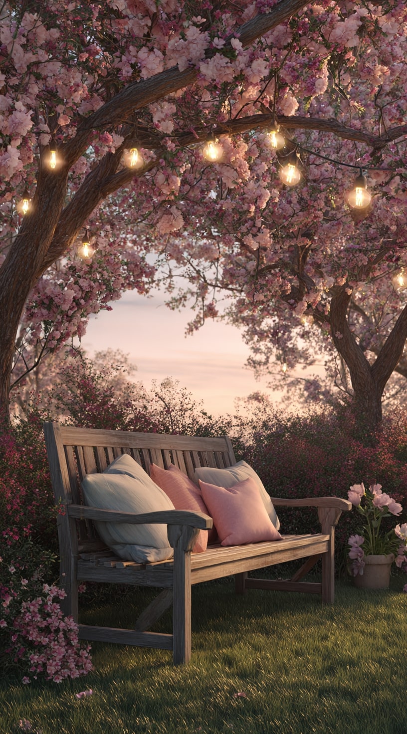 Added String Lights for That Cozy Glow