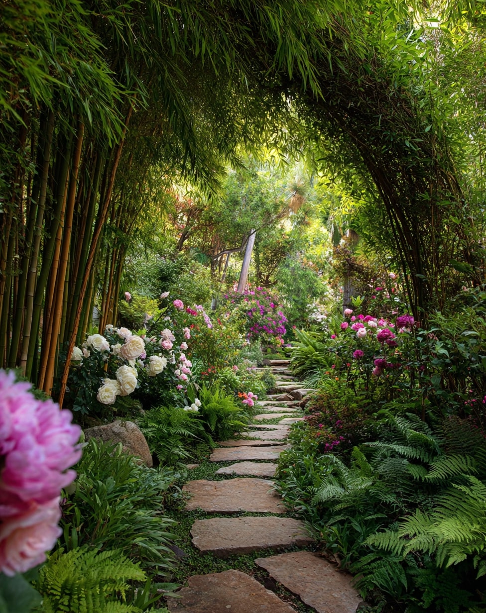 Bamboo arch