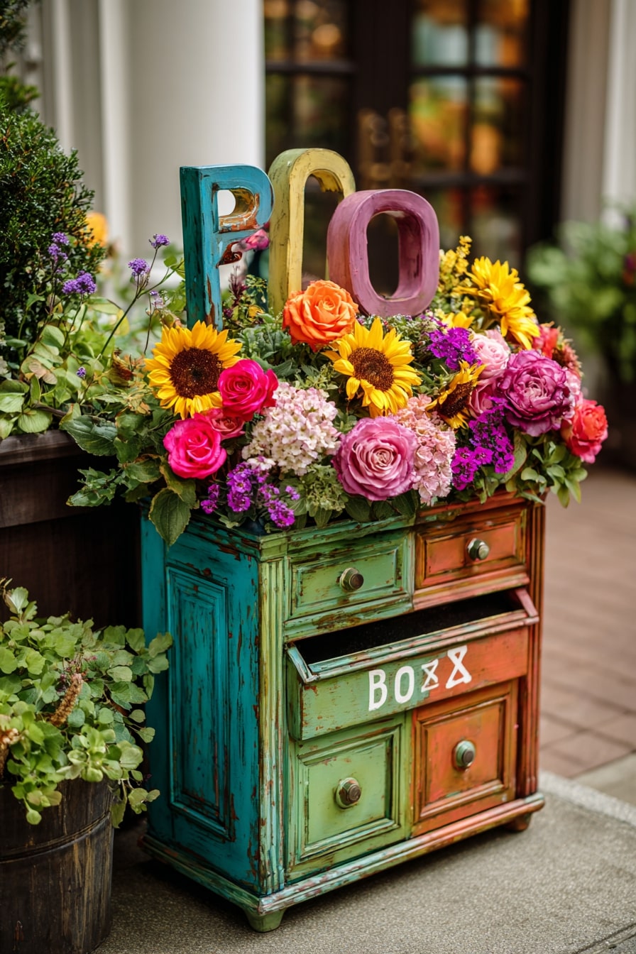 Bountiful Blooming Basket