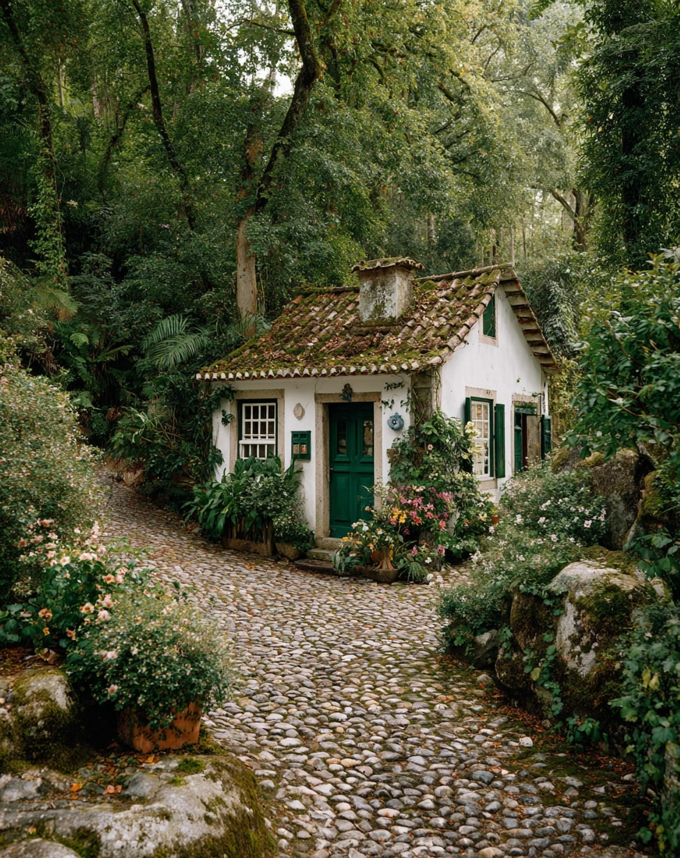 Cobblestone Walkway