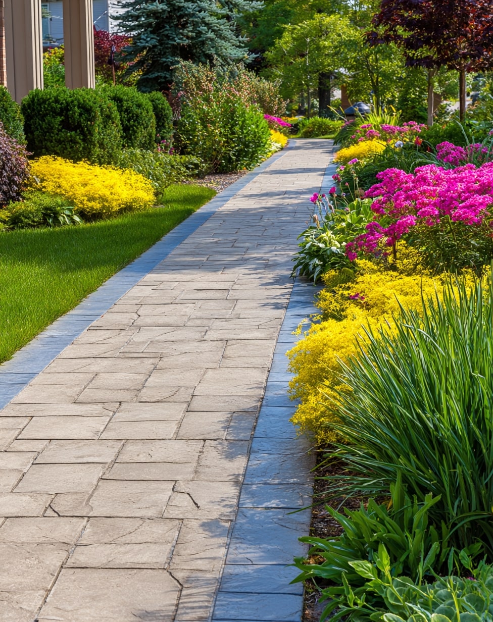 Concrete Paver Pathway