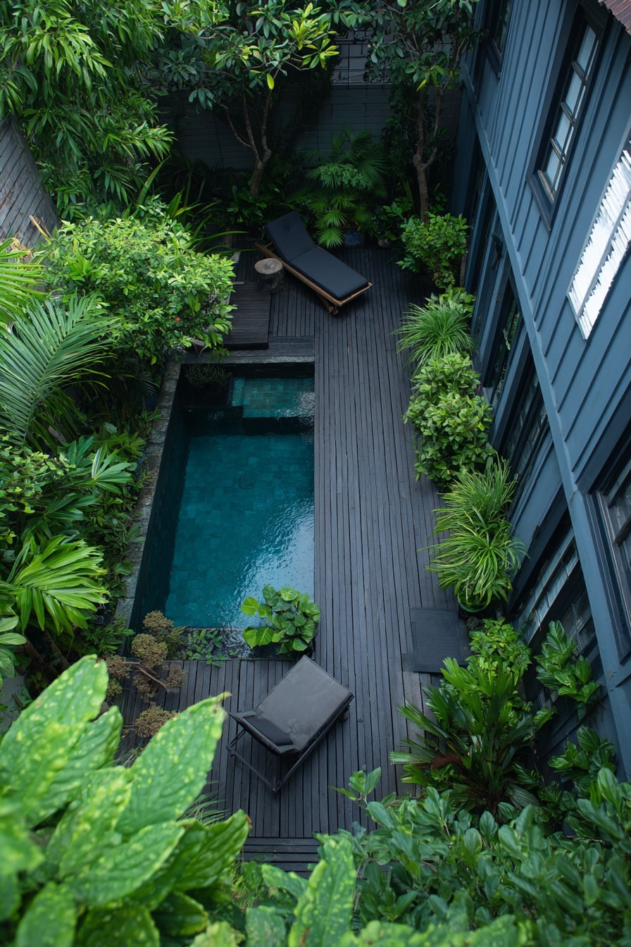 Cozy Corner Decks with Built-In Planters