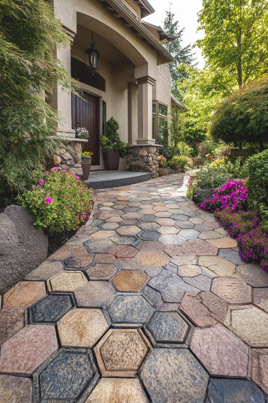 Create Zones in a Paver Patio