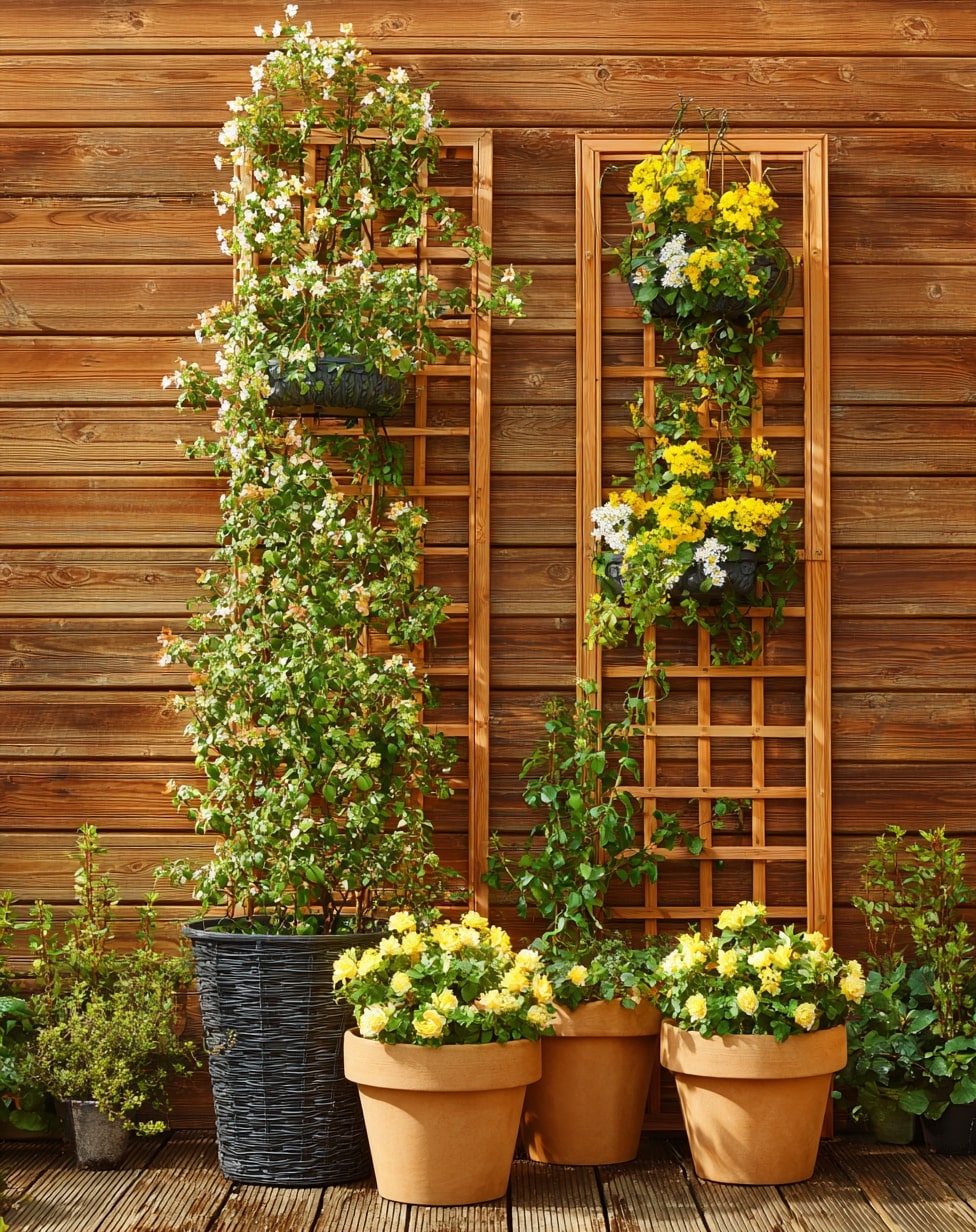 DIY Pallet Trellis