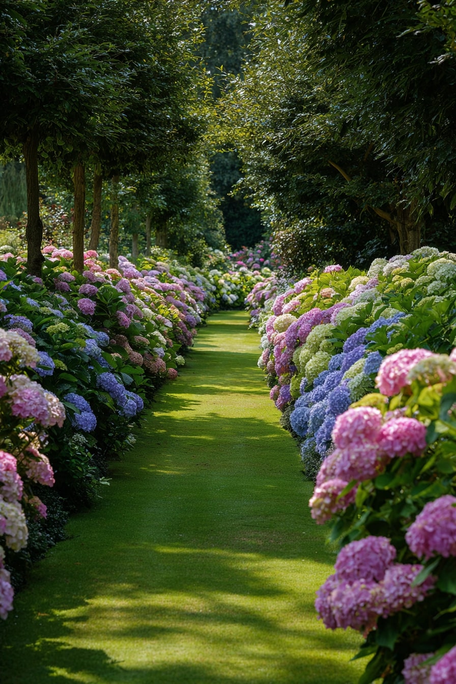 Hydrangea Hedge Heaven