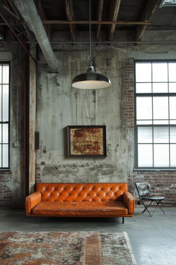 Industrial Loft with a Pop