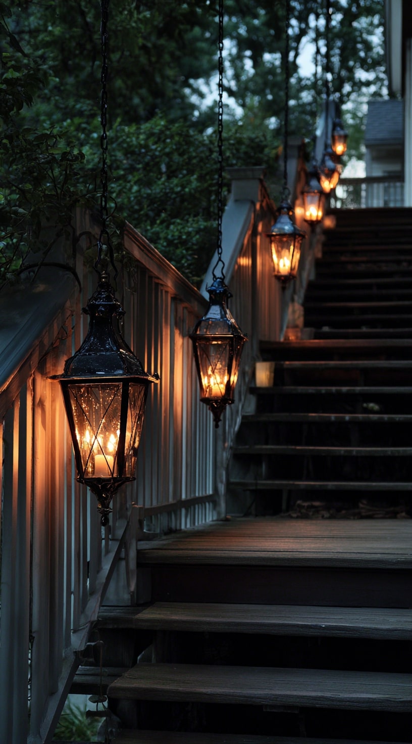 Lantern-Style Post Lights