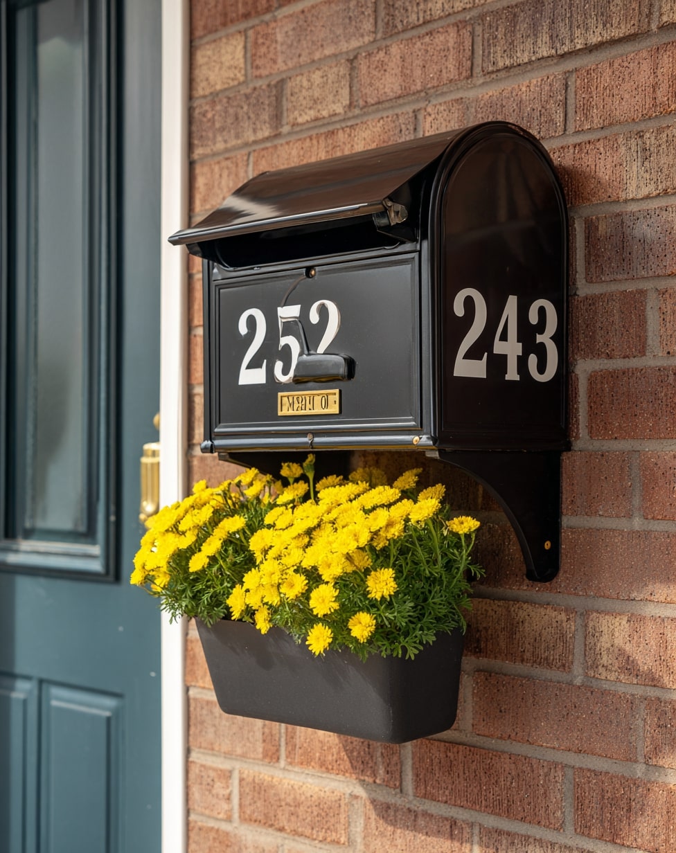 Mailbox with Planter