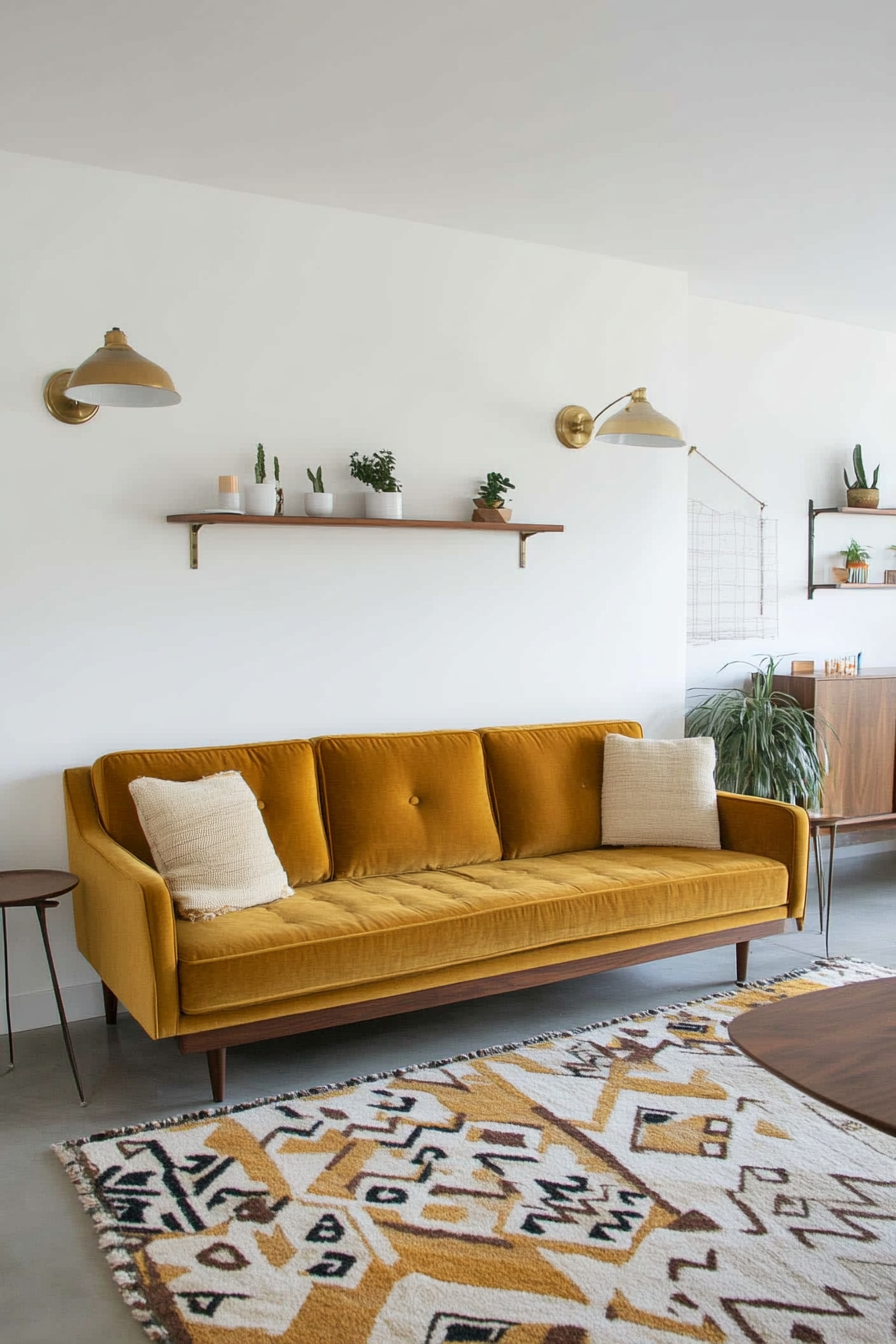 Mid-Century Mustard Glow