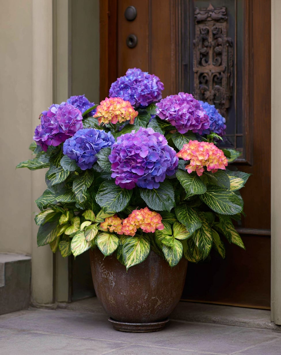 Monochromatic Coleus Container