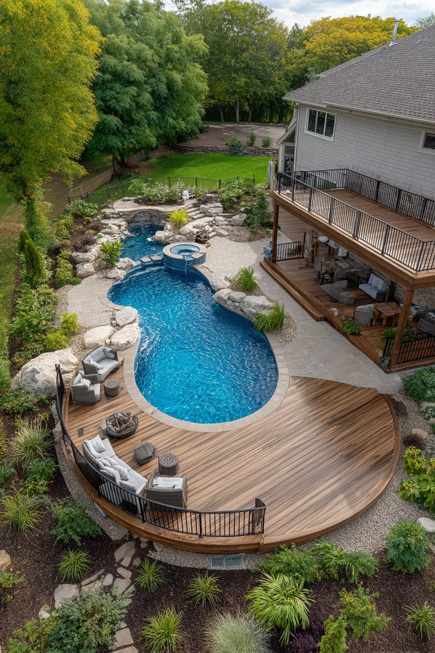 Multi-Level Marvel Tiered Deck Design