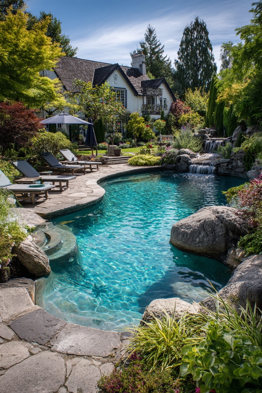 Natural Nexus Blending Deck with Surrounding Landscape