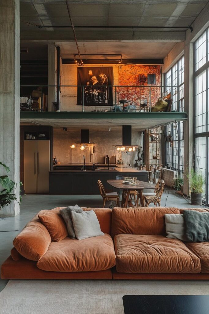 Open-Plan Loft Living