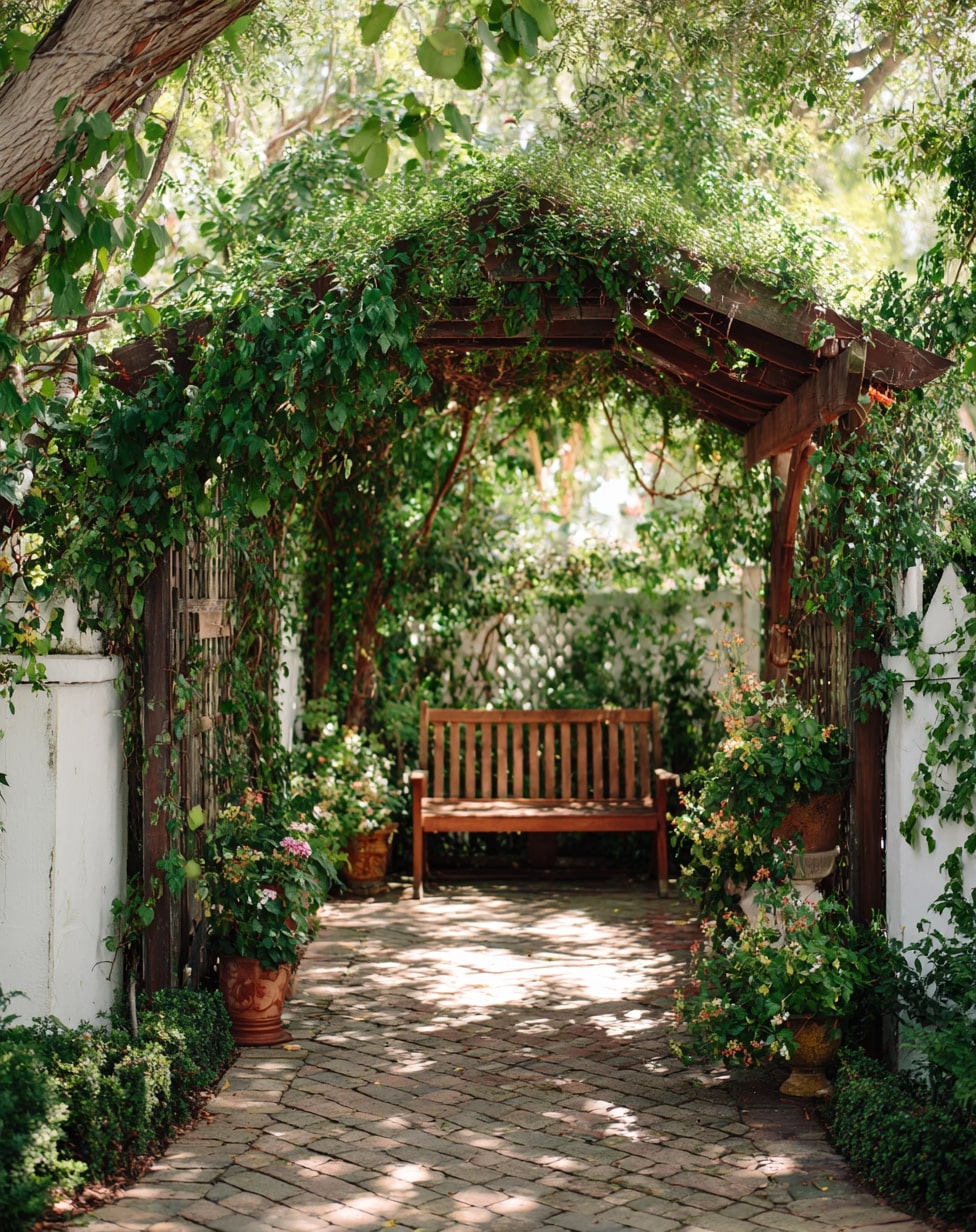 Pergola with Vertical Garden
