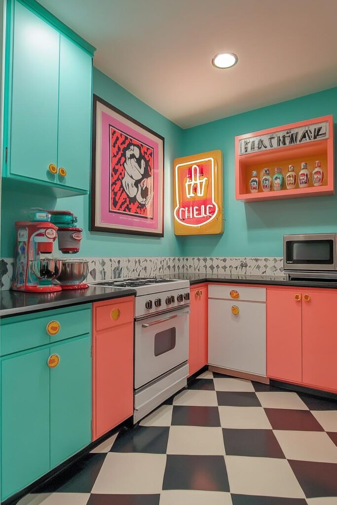 Pop Art Prints + Neon Touches