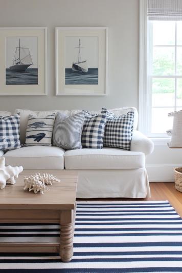 Preppy Coastal Lounge