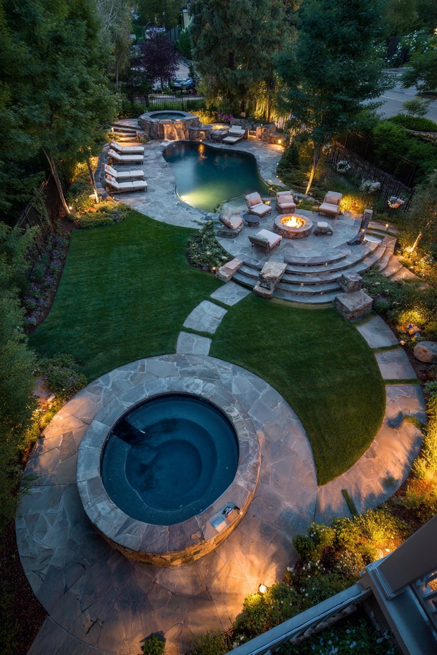Private Cove Semi Inground Pool